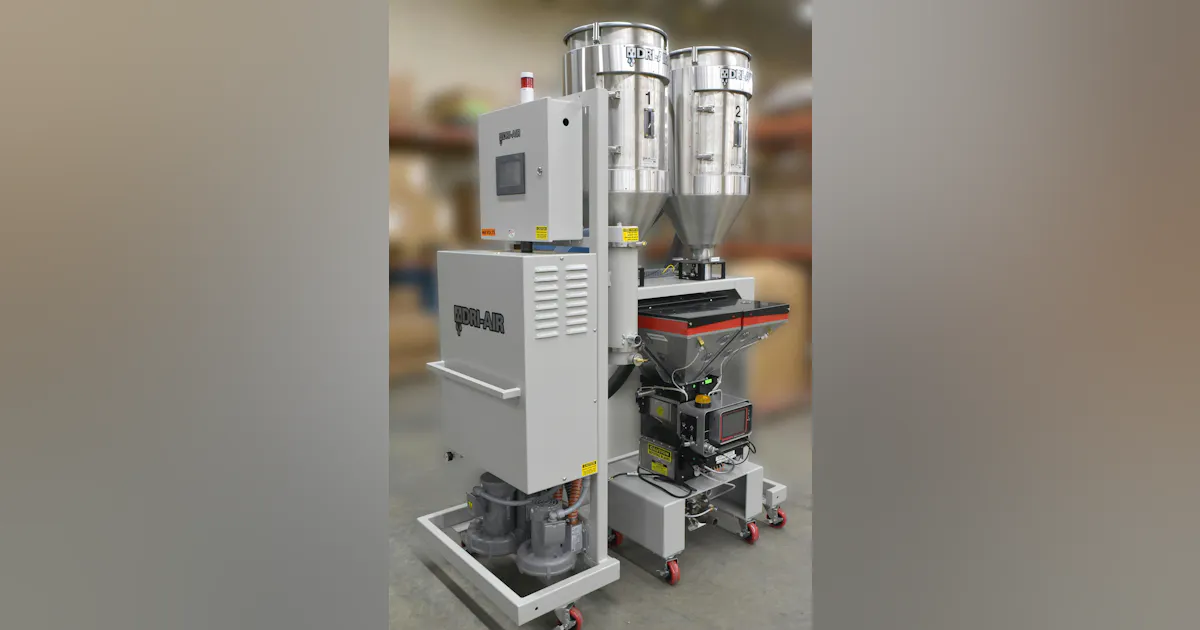 Drying Machine Base Dri-Air system offers on-demand drying and blending | Plastics ...