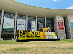 The West Hall entrance greeted NPE2024 attendees. The West Hall entrance greeted NPE2024 attendees.