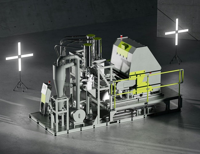 Sesotec's Pre-Sort system combines sorting, dedusting, material conveying and central control.