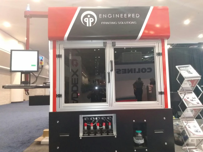 Engineered Printing Solutions debuted its XDLT industrial inkjet printer at NPE2024.
