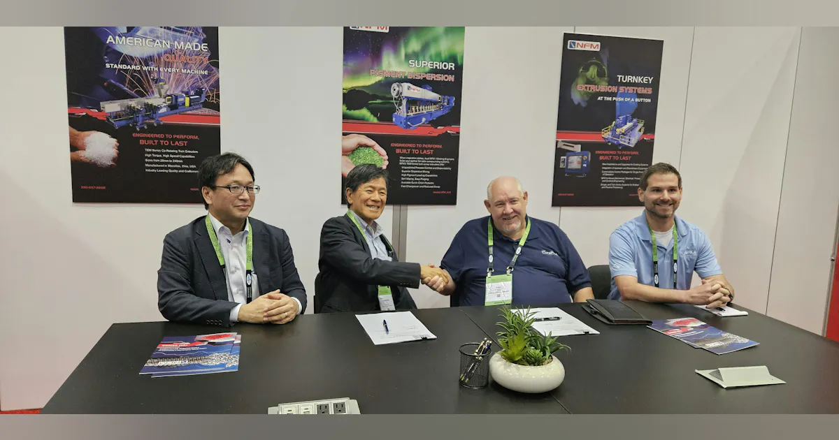 NFM renews licensing agreement with Shibaura Machine for extruder ...