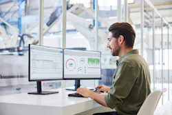 ABB Robotics' OptiFact software platform gathers and analyzes data from hundreds of devices, including ABB's robots. ABB Robotics' OptiFact software platform gathers and analyzes data from hundreds of devices, including ABB's robots.