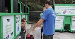 Cyclyx runs a collection program called 'Bag It and Bring It' for all types of post-consumer plastic. Cyclyx runs a collection program called 'Bag It and Bring It' for all types of post-consumer plastic.