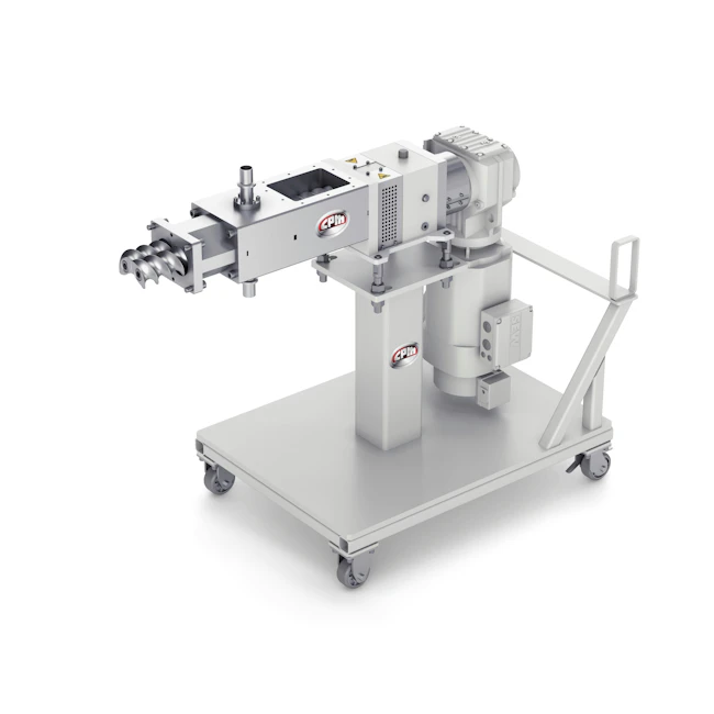 CPM's High Output Sidefeeder is designed to handle low-bulk density fillers.
