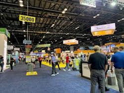 Attendees walk the floor on the first day of NPE2024 in Orlando, Fla. Attendees walk the floor on the first day of NPE2024 in Orlando, Fla.