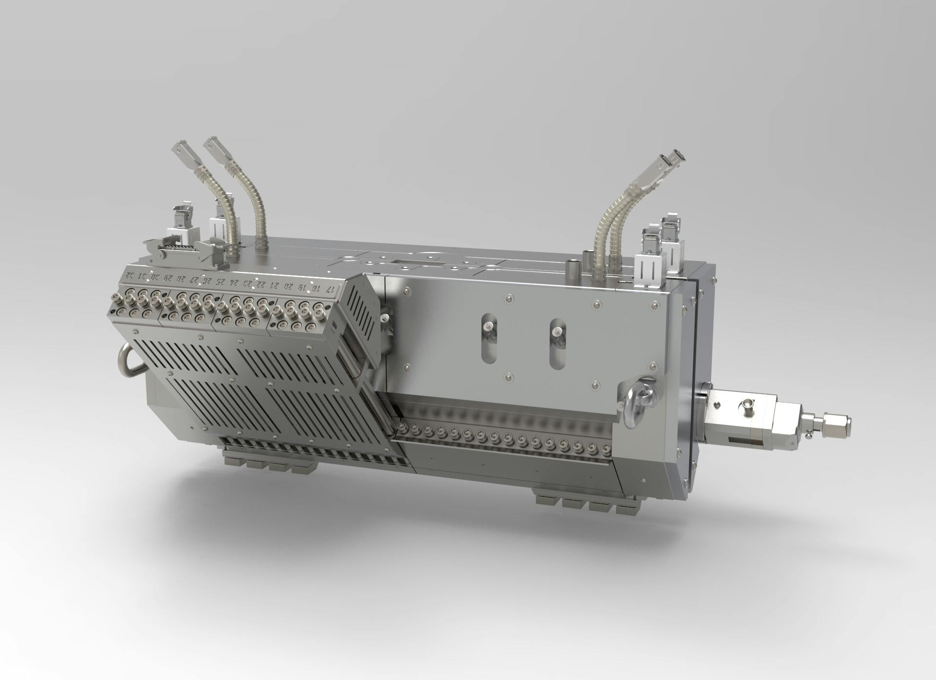 The Coflex 800mm die from Comelt Collin Melt Solutions reduces set-up time and material waste.