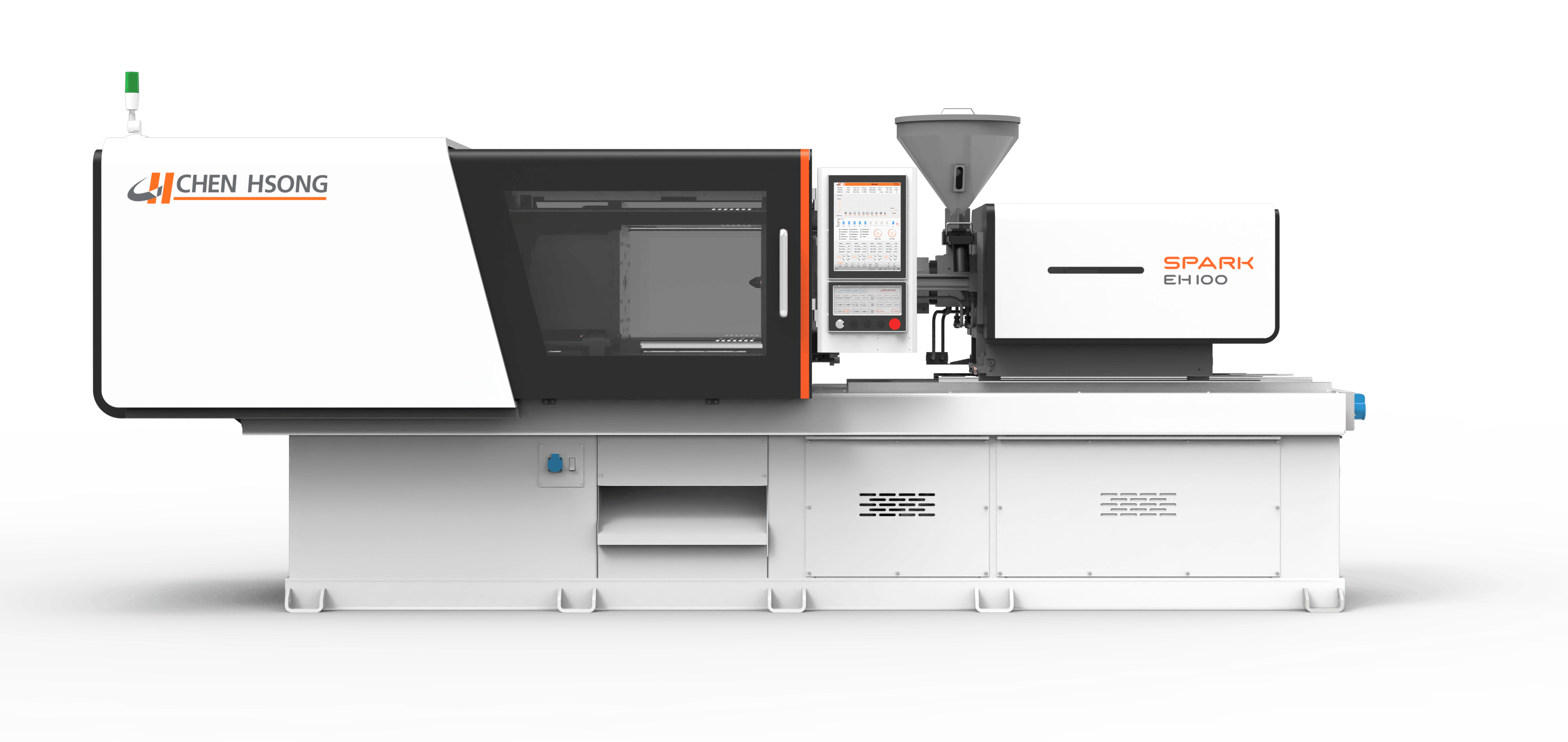 Chen Hsong has upgraded its Spark EH hybrid injection molding machines.