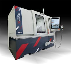 Anca’s six-axis MicroX Ultra grinding machine offers volume production of nano and micro cutting tools down to a diameter of 0.03mm. Anca’s six-axis MicroX Ultra grinding machine offers volume production of nano and micro cutting tools down to a diameter of 0.03mm.