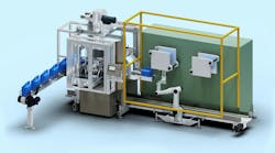 The newest version of Proco Machinery's Robopik takeout system employs a cobot. The newest version of Proco Machinery's Robopik takeout system employs a cobot.