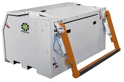 The Rapid Granulator GT1100 is designed for easy integration into thermoforming lines, for reducing skeletal waste. The Rapid Granulator GT1100 is designed for easy integration into thermoforming lines, for reducing skeletal waste.