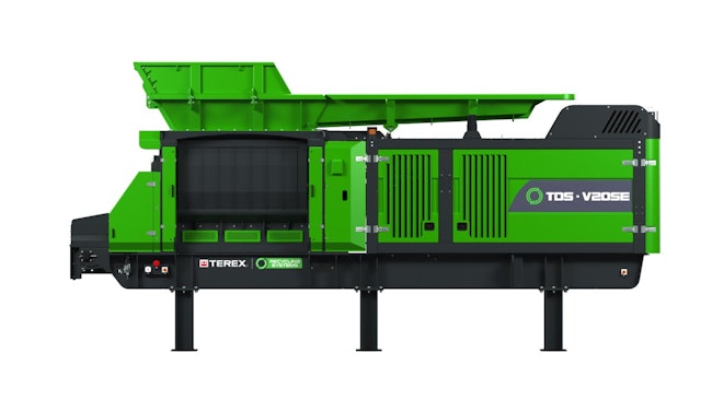 Terex's TDS-V20SE shredder is customizable and user-friendly.