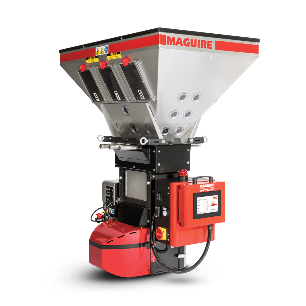 Maguire's WXB blenders are tailored for extrusion lines.