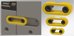 Progressive Components' Safety Straps prevent mold damage during transport Progressive Components' Safety Straps prevent mold damage during transport
