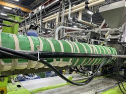 Wrapping insulation jacketing around injection molding machines is 'the most cost-effective thing I have ever seen,' APenergy consultant Matt Flanigan says. Wrapping insulation jacketing around injection molding machines is 'the most cost-effective thing I have ever seen,' APenergy consultant Matt Flanigan says.