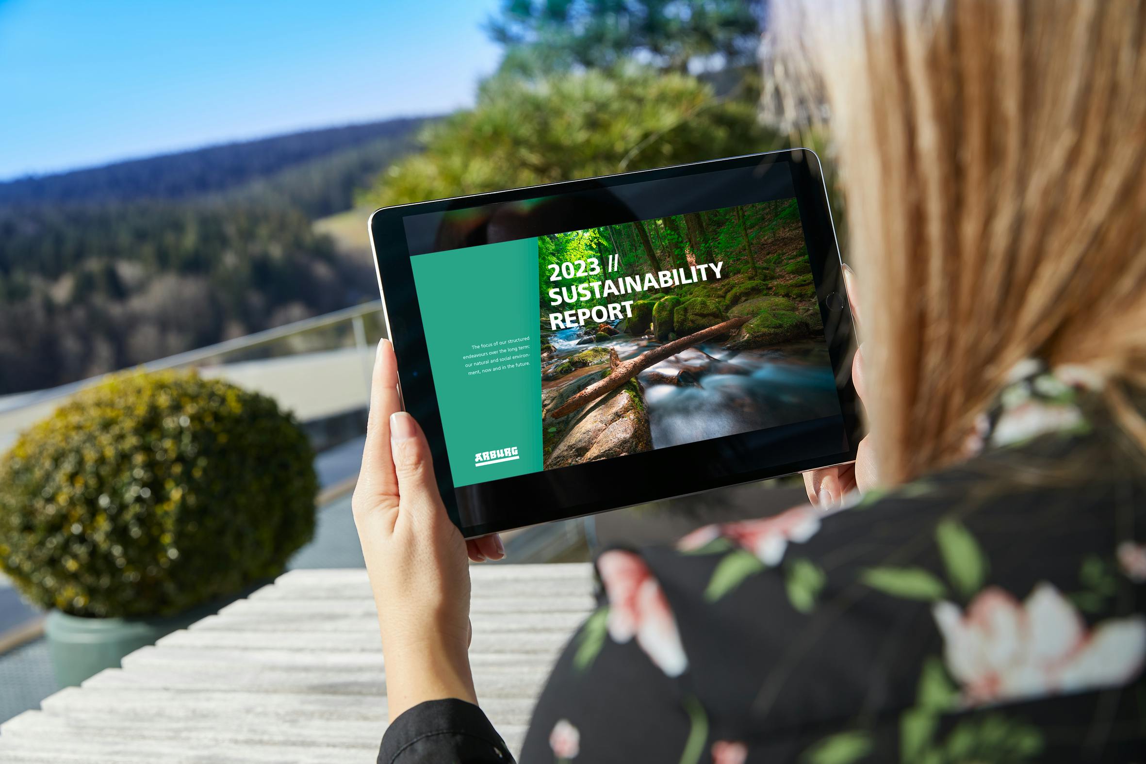 Arburg's 2023 Sustainability Report is available as an interactive PDF.