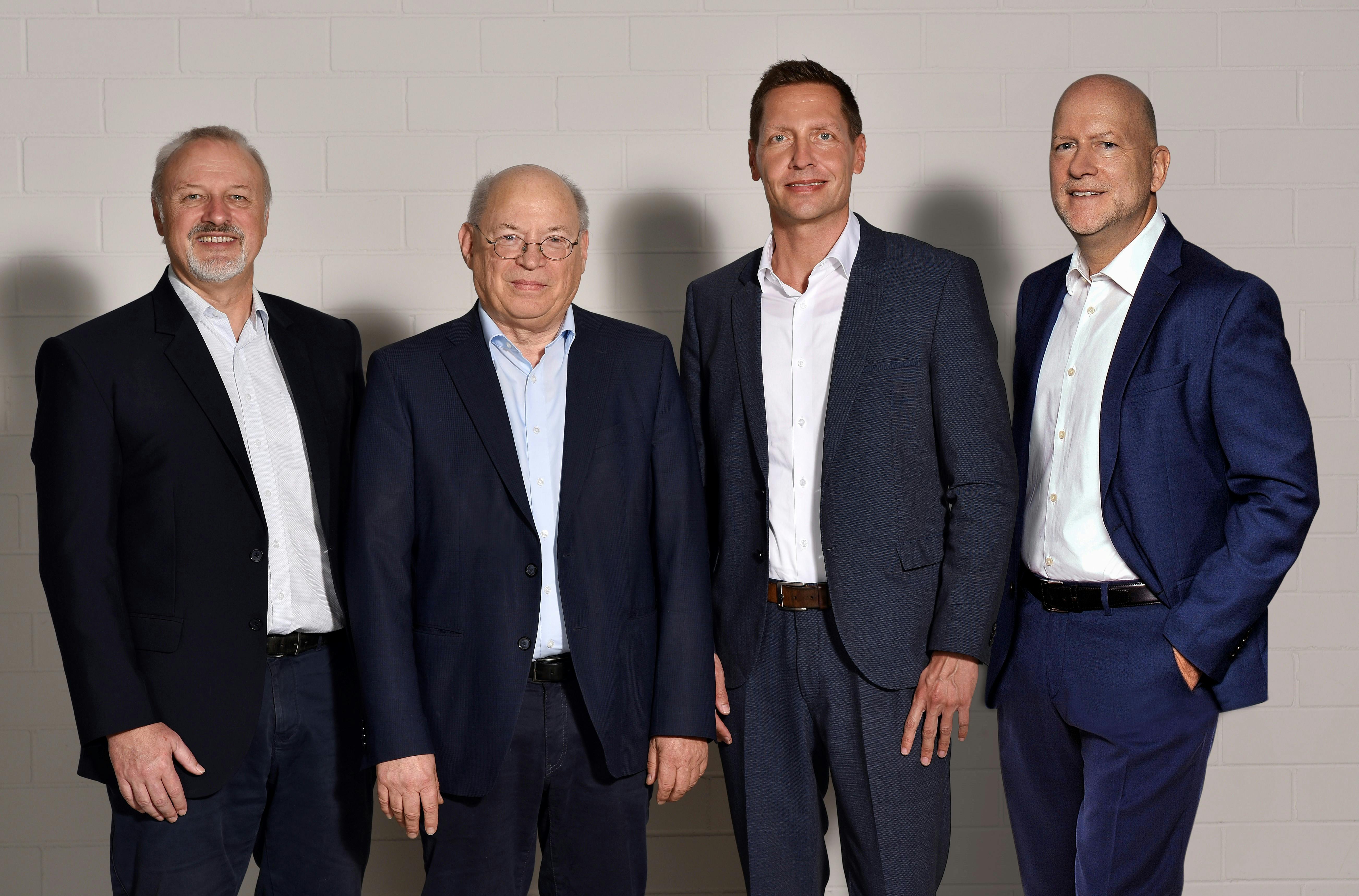 Zahoransky AG has announced changes to its executive board. From left: chairman of the supervisory board Wolfgang Weber; member of the executive board Ulrich Zahoransky, and new executive board members Ric Nachtmann and Dr. Heinrich Sielemann.