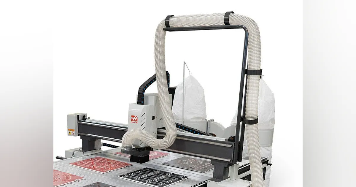 Haas sheet router is easy to use | Plastics Machinery Manufacturing