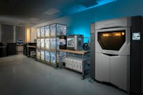 The services offered by printing farms and service providers such as Jabil illustrate the growing array of applications possible from 3D printers, including R&D; prototyping; production of jigs, fixtures and tooling; bridge production; serial production; and parts repair. The services offered by printing farms and service providers such as Jabil illustrate the growing array of applications possible from 3D printers, including R&D; prototyping; production of jigs, fixtures and tooling; bridge production; serial production; and parts repair.