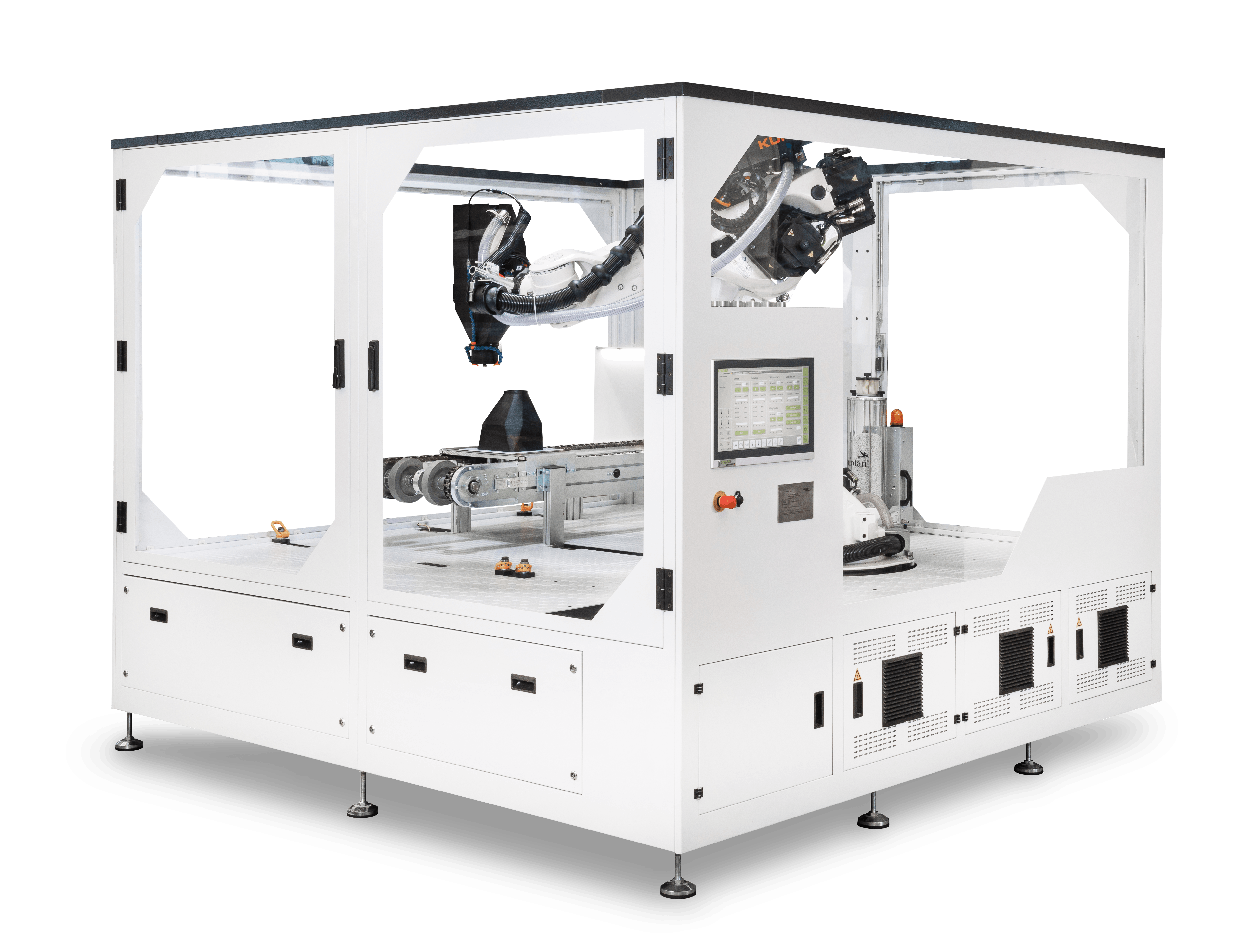 Yizumi-HPM's SpaceA S-Line 3D printer is shown.