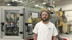 Though relatively new to his job at D&M Plastics in Burlington, Ill.,, second-shift foreman Kyle Bellon is excited about the culture at the small molding shop, where workers are encouraged to share their ideas for improvement. Though relatively new to his job at D&M Plastics in Burlington, Ill.,, second-shift foreman Kyle Bellon is excited about the culture at the small molding shop, where workers are encouraged to share their ideas for improvement.