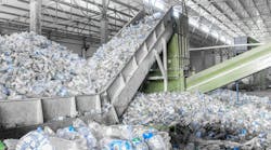 A plant for recycling plastic bottles A plant for recycling plastic bottles