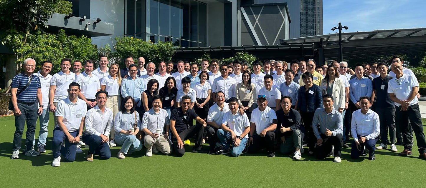 The staff of Reifenh&auml;user's new Bangkok office, which opened Nov. 29.