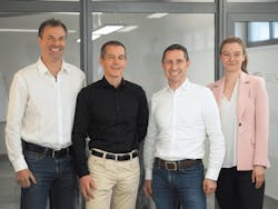 Evosys' management team includes, from left, Oliver Brandmayer, Frank Brunnecker, Holger Aldebert and Marie Schafnitzl. Evosys' management team includes, from left, Oliver Brandmayer, Frank Brunnecker, Holger Aldebert and Marie Schafnitzl.