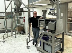 Patrick Sommers, Sesotec Inc. sales manager, is excited that the company has become the first Nesting partner at the Polymers Center in Charlotte, N.C. Patrick Sommers, Sesotec Inc. sales manager, is excited that the company has become the first Nesting partner at the Polymers Center in Charlotte, N.C.