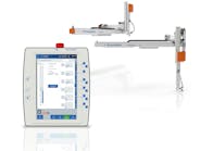 KraussMaffei's LRXplus linear robots feature the new MC7 controller. KraussMaffei's LRXplus linear robots feature the new MC7 controller.