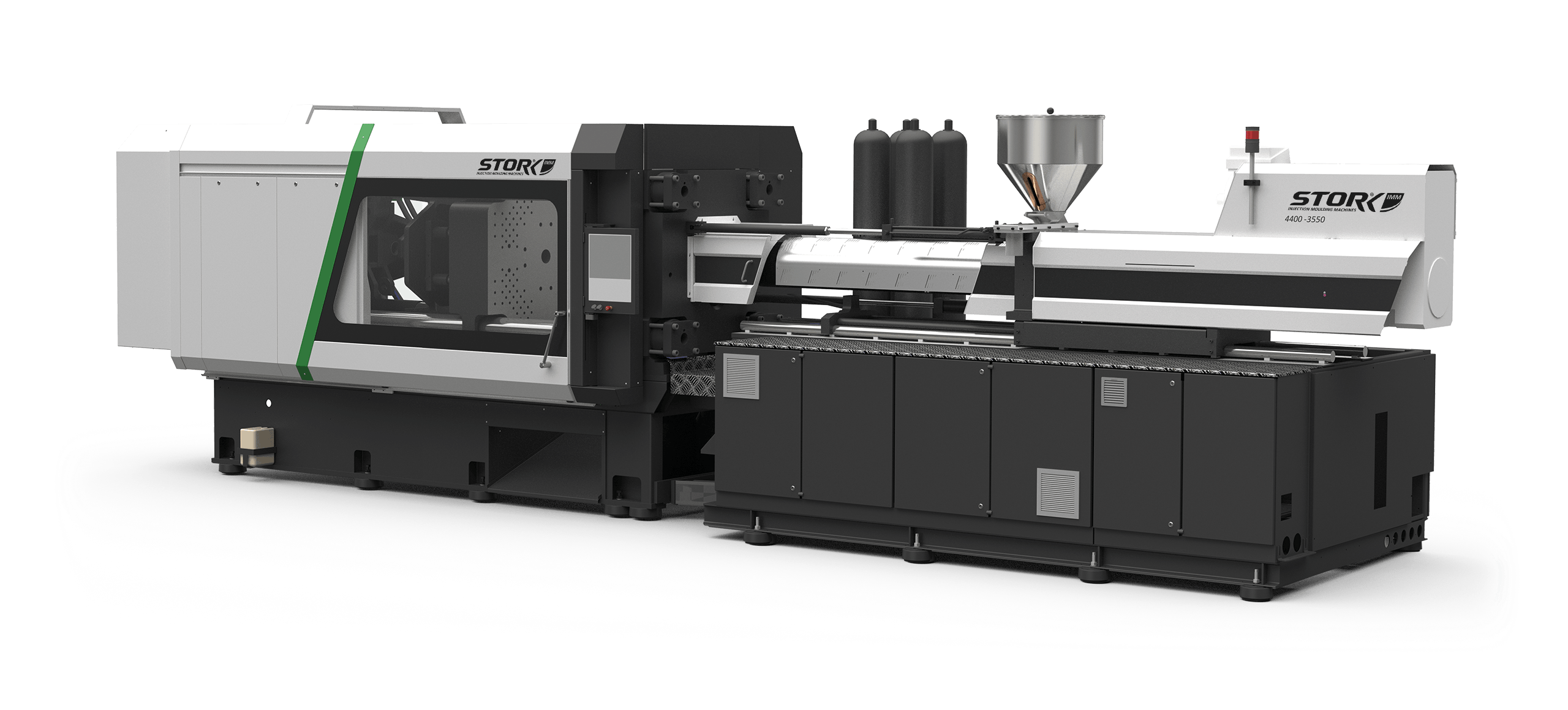 At Fakuma 2024, Stork showed a specially designed Food-line 4400-3550 injection molding machine for turning recycled PET into packaging.