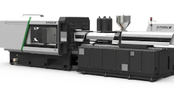 At Fakuma 2024, Stork showed a specially designed Food-line 4400-3550 injection molding machine for turning recycled PET into packaging.
