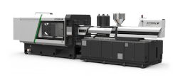 At Fakuma 2024, Stork showed a specially designed Food-line 4400-3550 injection molding machine for turning recycled PET into packaging. At Fakuma 2024, Stork showed a specially designed Food-line 4400-3550 injection molding machine for turning recycled PET into packaging.