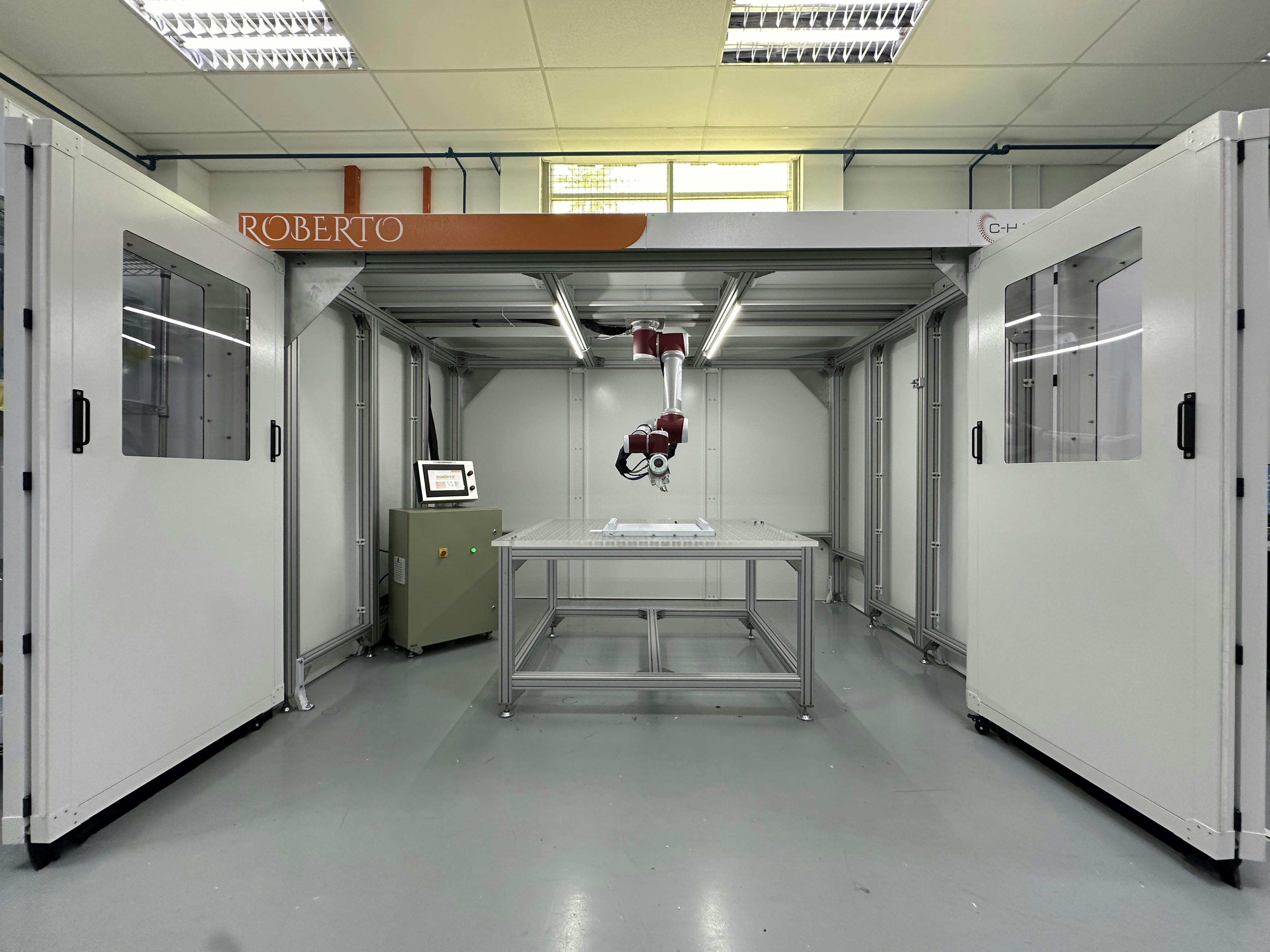 The Roberto welding system from C-Hawk Technologies cuts waste and energy usage.