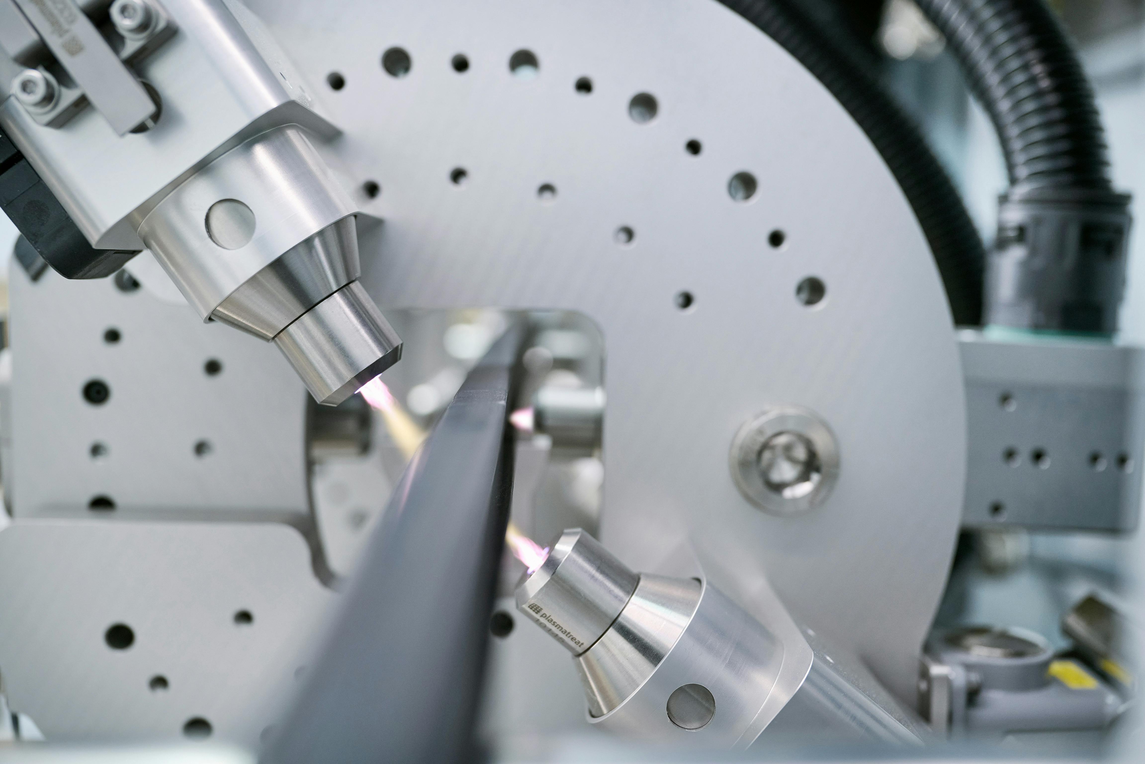 Plasmatreat's Openair-Plasma station is appropriate for automotive industry manufacturers of thermoplastic elastomer and ethylene propylene diene terpolymer parts, such as door seals.