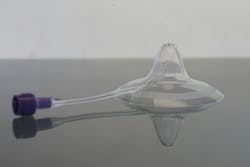 The new Neotech Bridge is designed to help mothers and babies with breastfeeding immediately after childbirth. It represents the culmination in a four-year development period involving brand owner Neotech Products and liquid-silicone-rubber molder Silcotech. The new Neotech Bridge is designed to help mothers and babies with breastfeeding immediately after childbirth. It represents the culmination in a four-year development period involving brand owner Neotech Products and liquid-silicone-rubber molder Silcotech.