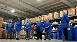 Workers at D&M Plastics meet in short, every-shift huddles to brainstorm new ideas and stay abreast of important operating and financial information. Workers at D&M Plastics meet in short, every-shift huddles to brainstorm new ideas and stay abreast of important operating and financial information.