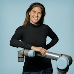 Universal Robots CCO Stacey Moser will deliver the keynote address at her company's new conference and tradeshow, Collaborate North America, Jan. 28 in Novi, Mich. Universal Robots CCO Stacey Moser will deliver the keynote address at her company's new conference and tradeshow, Collaborate North America, Jan. 28 in Novi, Mich.