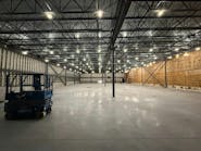 The warehouse at Windmöller & Hölscher's Rhode Island facility is expanding. The warehouse at Windmöller & Hölscher's Rhode Island facility is expanding.