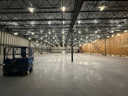 The warehouse at Windmöller & Hölscher's Rhode Island facility is expanding. The warehouse at Windmöller & Hölscher's Rhode Island facility is expanding.