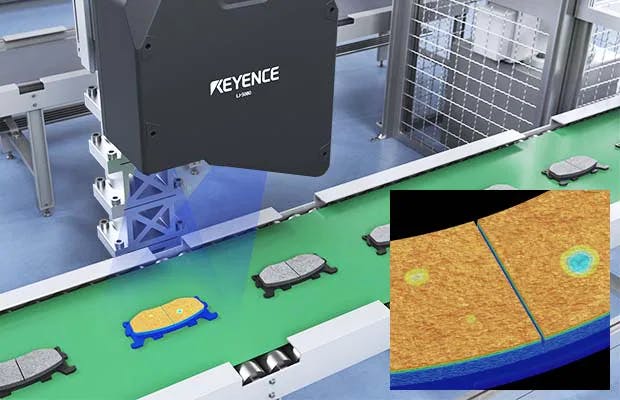 The Keyence LJ-S8000 3D inspection sensor offers repeatability, accuracy, speed and precision.