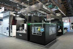 The DLyte 100 cell from GPainnova automates polishing of parts. The DLyte 100 cell from GPainnova automates polishing of parts.