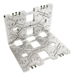 Designed for medium- and high-cavitation systems, Mold-Masters' iFlow manifolds are ideal for processing bioresins, because they give designers flexibility over flowpaths. Designed for medium- and high-cavitation systems, Mold-Masters' iFlow manifolds are ideal for processing bioresins, because they give designers flexibility over flowpaths.