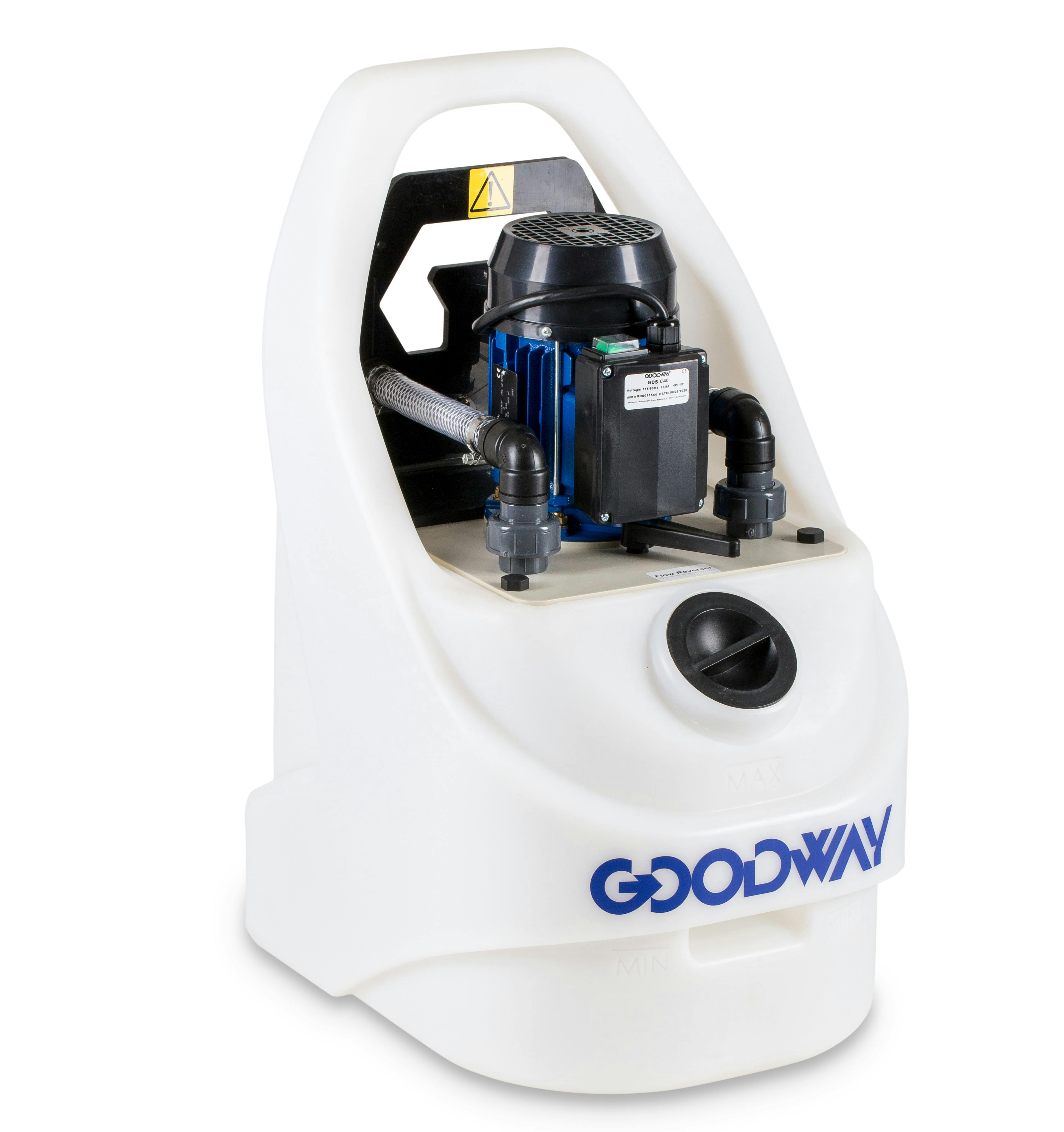 PCS Co. is now selling Goodway descaling systems, including this GDS-C40.