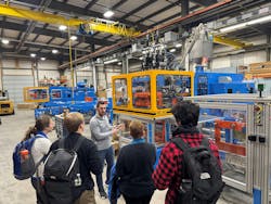 University of Massachusetts Lowell students visited Rocheleau Tool and Die as part of their senior project. University of Massachusetts Lowell students visited Rocheleau Tool and Die as part of their senior project.