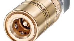The French profile on this Hasco monocoupling system accommodates connections not suitable for other systems.