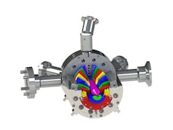 Guill has upgraded the cam-lock design on its Series 800 multi-layer extrusion tooling. Guill has upgraded the cam-lock design on its Series 800 multi-layer extrusion tooling.