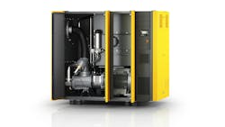 Kaeser's 150-horsepower SFC 110M compressor features a new airend, called the Sigma Profile. Kaeser's 150-horsepower SFC 110M compressor features a new airend, called the Sigma Profile.