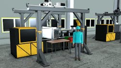 Visual Components' software can help make a processing line more efficient beginning with the design stage, and eventually turning data gathered from the line into a simulation or a digital twin. Visual Components' software can help make a processing line more efficient beginning with the design stage, and eventually turning data gathered from the line into a simulation or a digital twin.