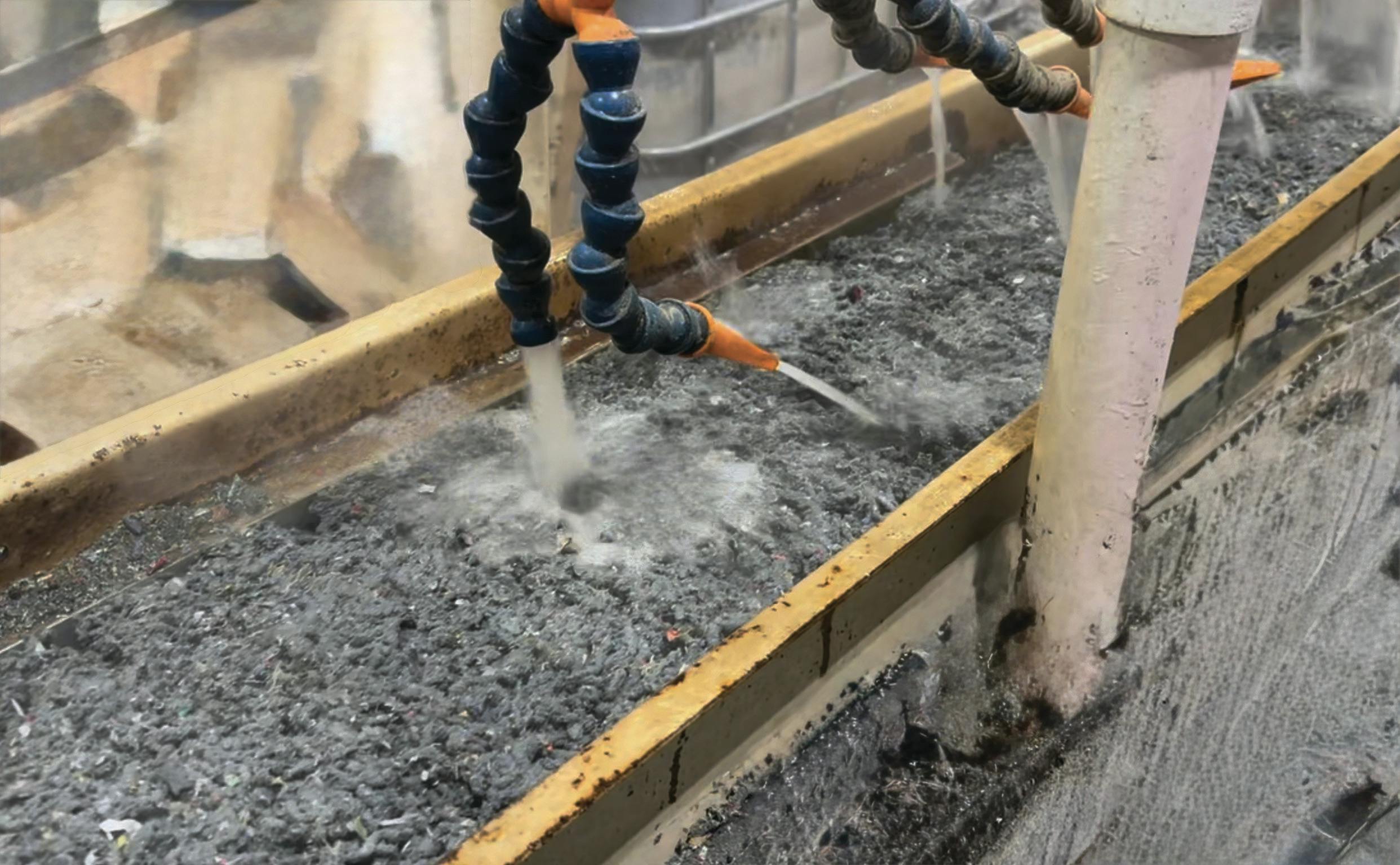 Besides being made of recycled film, HydroBlox's drainage products have benefits over traditional pipe, such as crush resistance.