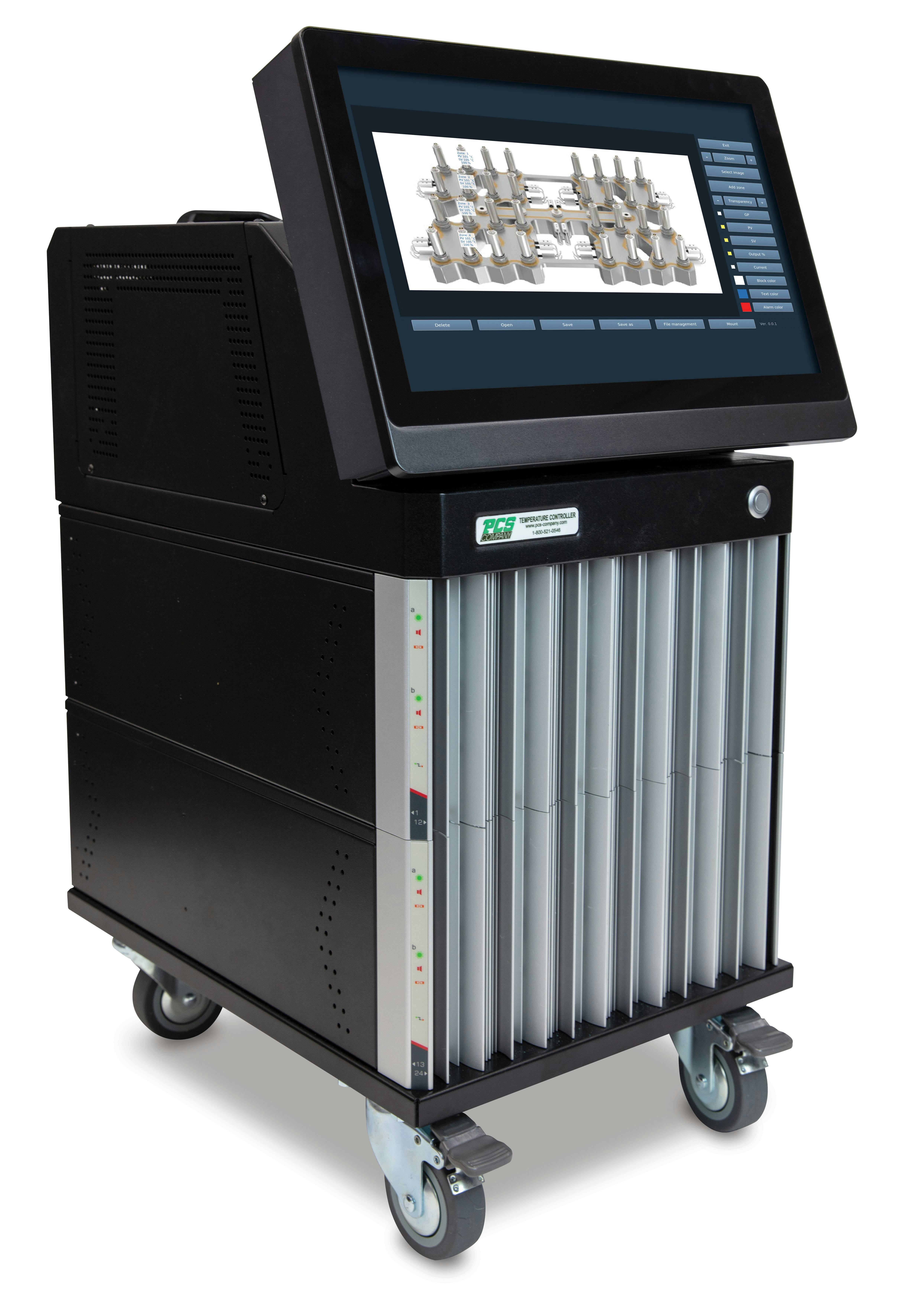 The TC5600 hot-runner temperature control system from PCS offers insights into their systems.